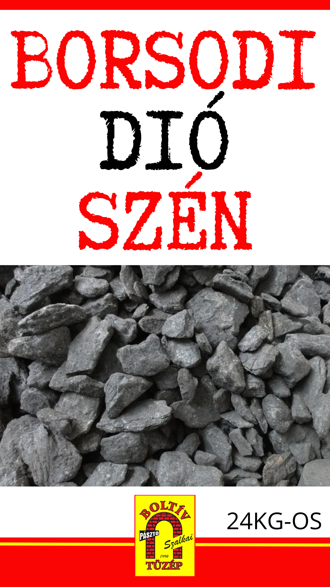 Borsodi Diószén készletről