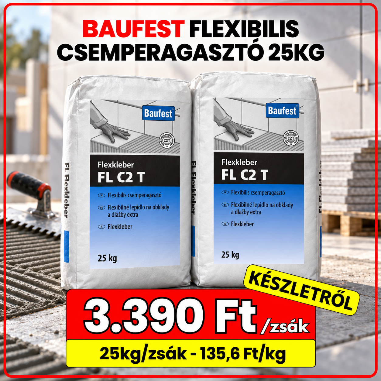 Flexibilis csemperagasztó 3.390 Ft